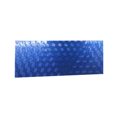 Water Rippled Color Stainless Steel Plate Metal Decorative Sheet ODM