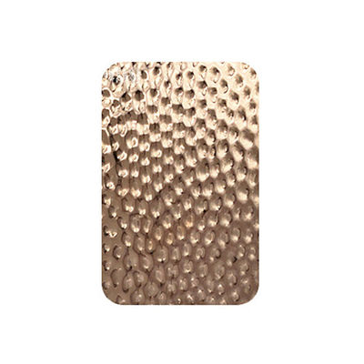 Water Rippled Color Stainless Steel Plate Metal Decorative Sheet ODM