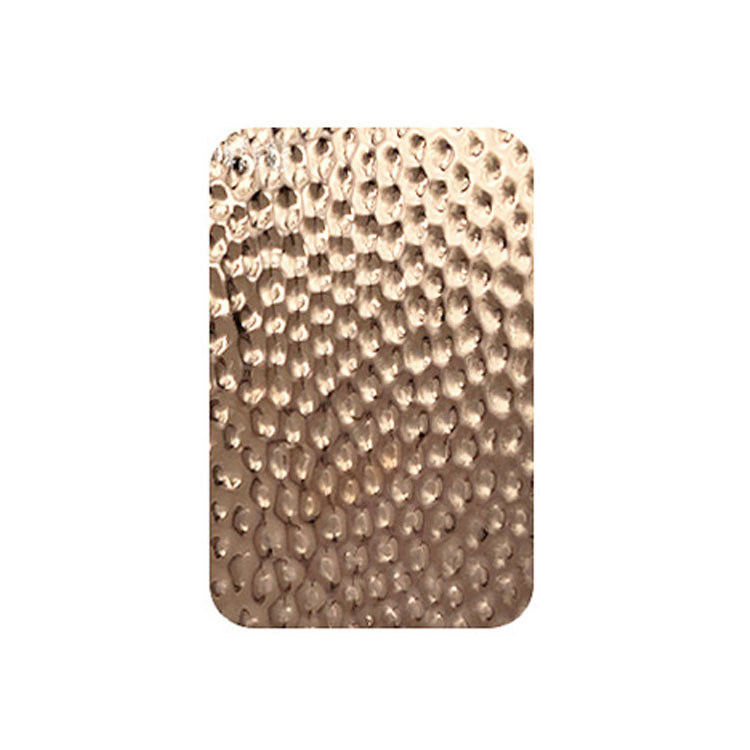 Water Rippled Color Stainless Steel Plate Metal Decorative Sheet ODM